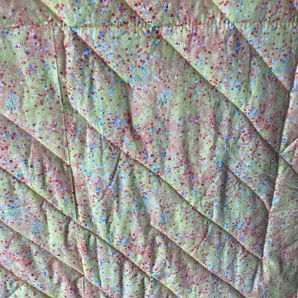 NWT. Kaffee Fassett Gorgeous Bright Florals Lap Quilt